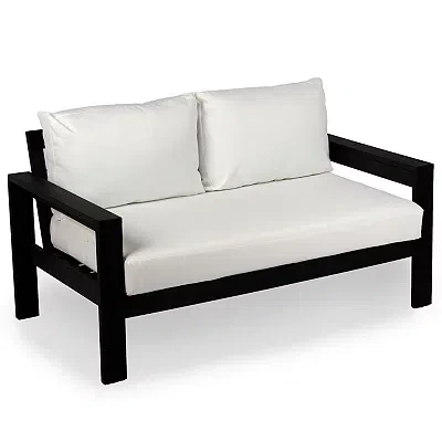 Kirkland's Wood Amalfi Outdoor Settee In Multi