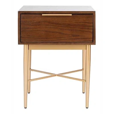Kirkland's Wood Angie Modern Accent Table In Brown