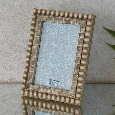 Kirkland's Wood Beaded Picture Frame In Brown