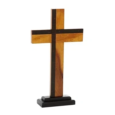 Kirkland's Wood Cross In Brown
