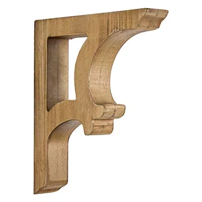 Kirkland's Wood Curved Corbels In Brown
