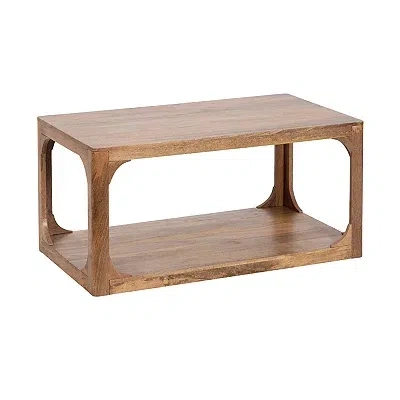 Kirkland's Wood Dahl Coffee Table In Brown