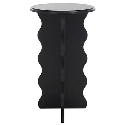 Kirkland's Wood Dollie Accent Table In Black