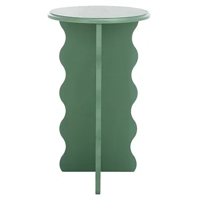 Kirkland's Wood Dollie Accent Table In Green