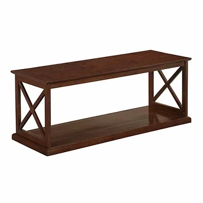 Kirkland's Wood Double X Sides Coffee Table In Brown