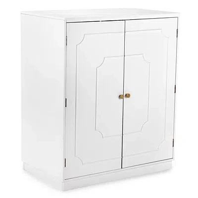 Wood Fridge Storage Cabinet In White from Kirklands
