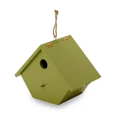 Kirkland's Wood Hanging Birdhouse In Green