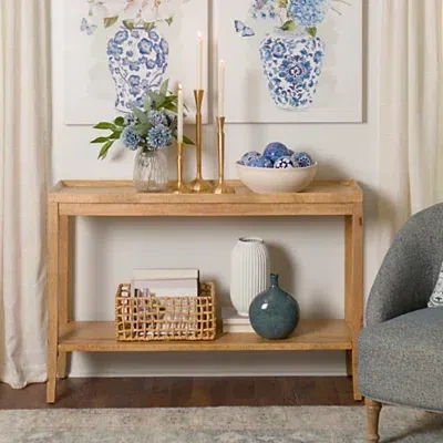 Kirkland's Wood Hughes Console Table In Brown