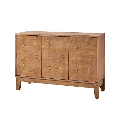 Kirkland's Wood Joyce Sideboard In Brown