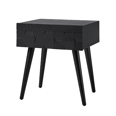 Kirkland's Wood Julian End Table In Black