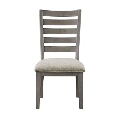 Kirkland's Wood Ladderback Dining Chair In Gray