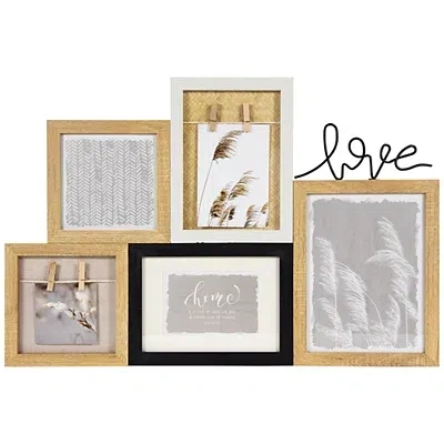 Kirkland's Wood Love Collage Picture Frame In Brown
