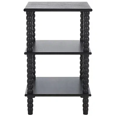 Kirkland's Wood Minerva Accent Table In Black
