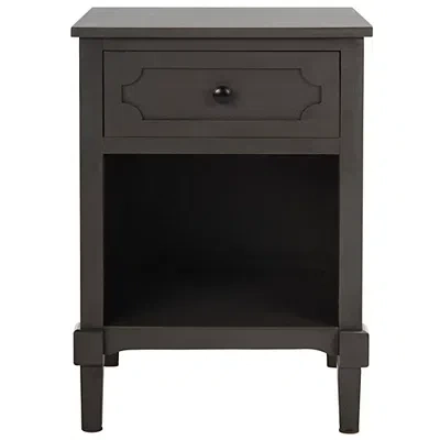 Kirkland's Wood Open Shelf Rosa End Table In Gray