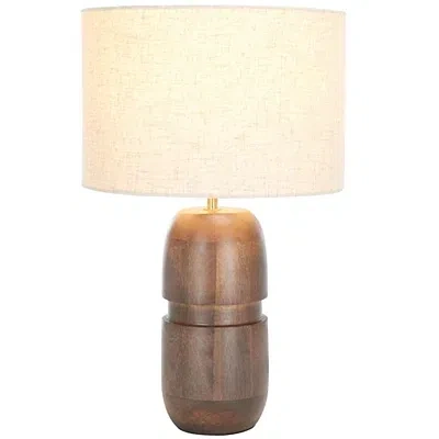 Kirkland's Wood Pearle Table Lamp In Multi