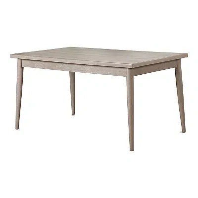 Kirkland's Wood Porter Modern Dining Table In Gray