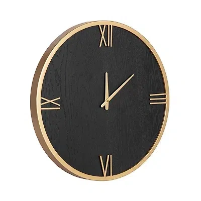Kirkland's Wood Pronte Wall Clock In Multi
