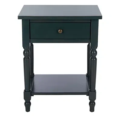 Kirkland's Wood Spindle Razie Accent Table In Blue