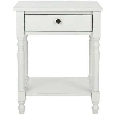 Kirkland's Wood Spindle Razie Accent Table In White