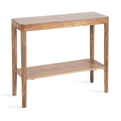 Kirkland's Wood Talcott Console Table In Brown