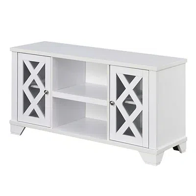 Kirkland's Wood X Doors Media Cabinet In White