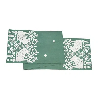 Kirkland's Woodland Spring Bunny Table Runner In Multi