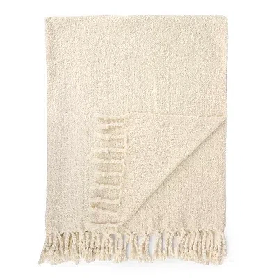 Kirkland's Woven Boucle Throw In Neutral