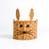 Kirkland's Woven Bunny Easter Basket In Multi