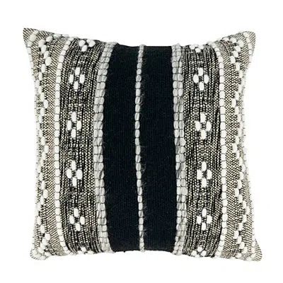 Kirkland's Woven Pattern Throw Pillow In Gray