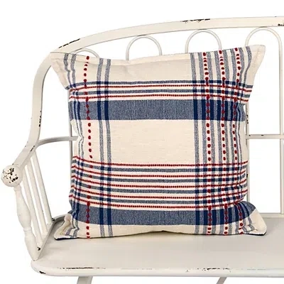 Kirkland's Woven Plaid Pillow In Multi