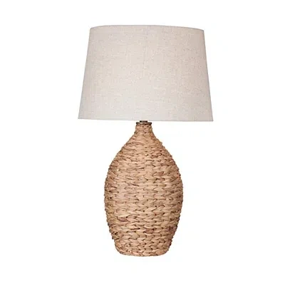 Kirkland's Woven Seagrass Kingston Table Lamp In Brown