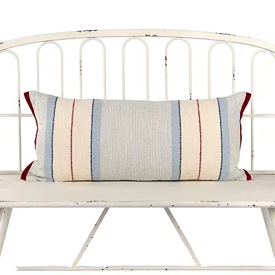 Kirkland's Woven Stripe Lumbar Pillow In Multi