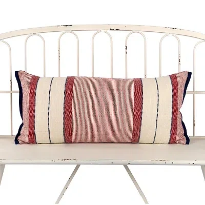 Kirkland's Woven Stripe Lumbar Pillow In Multi