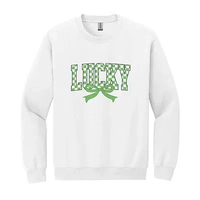 KIRKLAND'S XLARGE LUCKY BOW SWEATSHIRT