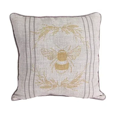 Kirkland's Yellow Bee And Laurels Pillow In Neutral
