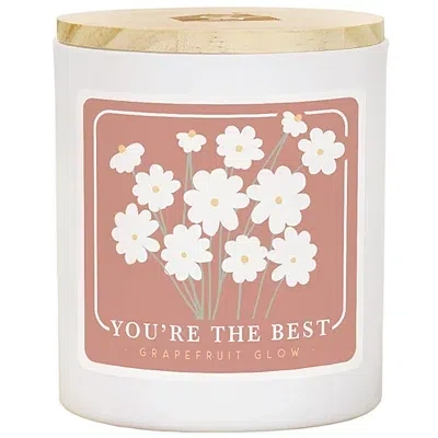 Kirkland's Youre The Best Grapefruit Glow 2-wick Jar Candle In Multi