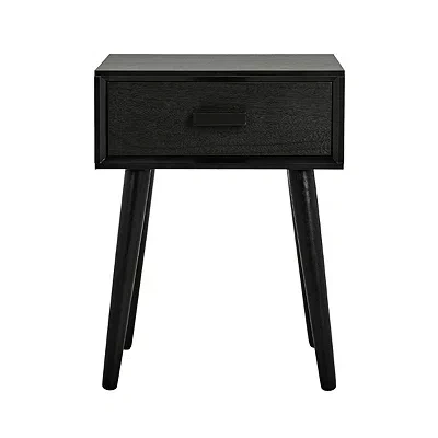 Kirkland's Zanda Black Pinewood Accent Table