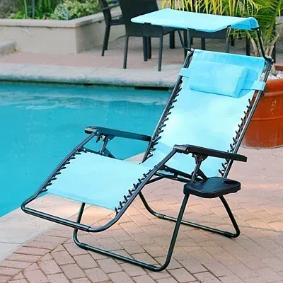 Kirkland's Zero Gravity Chair With Sunshade And Tray In Multi