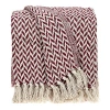 Kirkland's Zig Zag Pattern Throw In Brown
