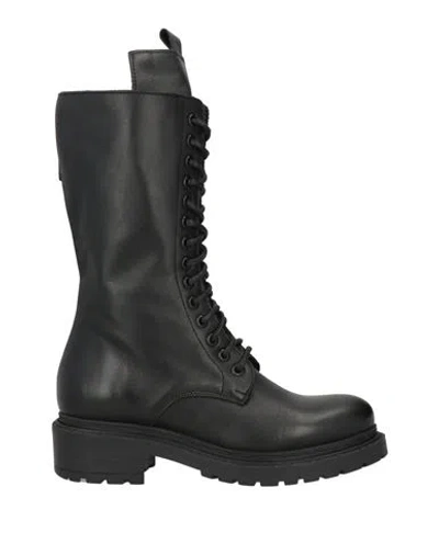 Kirò Woman Ankle Boots Black Size 7 Calfskin