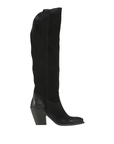 Kirò Woman Boot Black Size 8 Leather