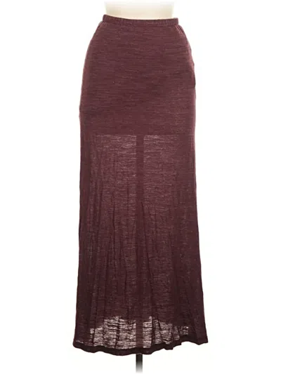 Pre-owned Kirra Casual Skirt In Burgundy