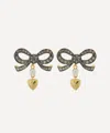Kirstie Le Marque Mixed Metal Elisabeth Diamond Bow Stud Earrings