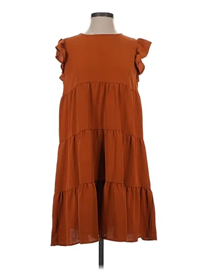 Pre-owned Kirundo Casual Dress In Brown