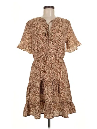 Pre-owned Kirundo Casual Dress In Brown