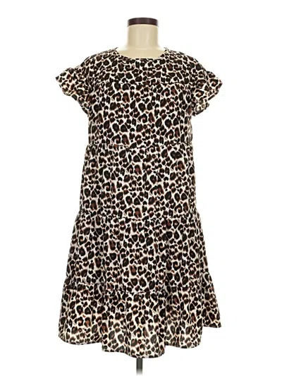 Pre-owned Kirundo Casual Dress In Brown