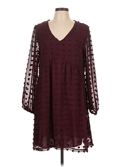 Pre-owned Kirundo Casual Dress In Burgundy