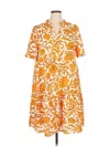 Kirundo Casual Dress In Orange
