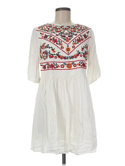 Pre-owned Kirundo Casual Dress In White