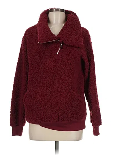 Pre-owned Kirundo Fleece Jacket In Burgundy